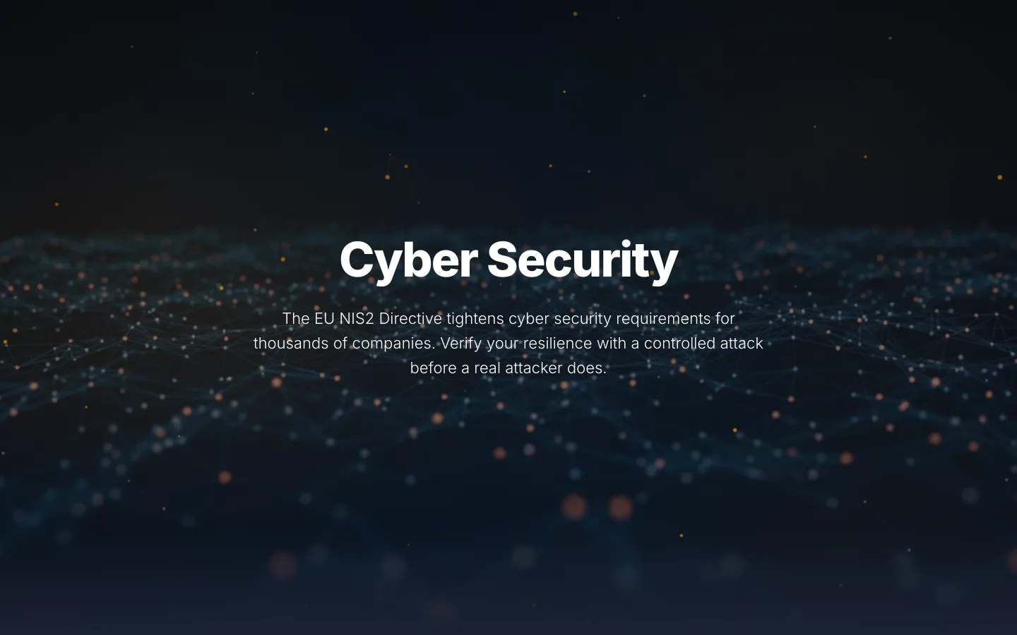 EO Cyber website preview