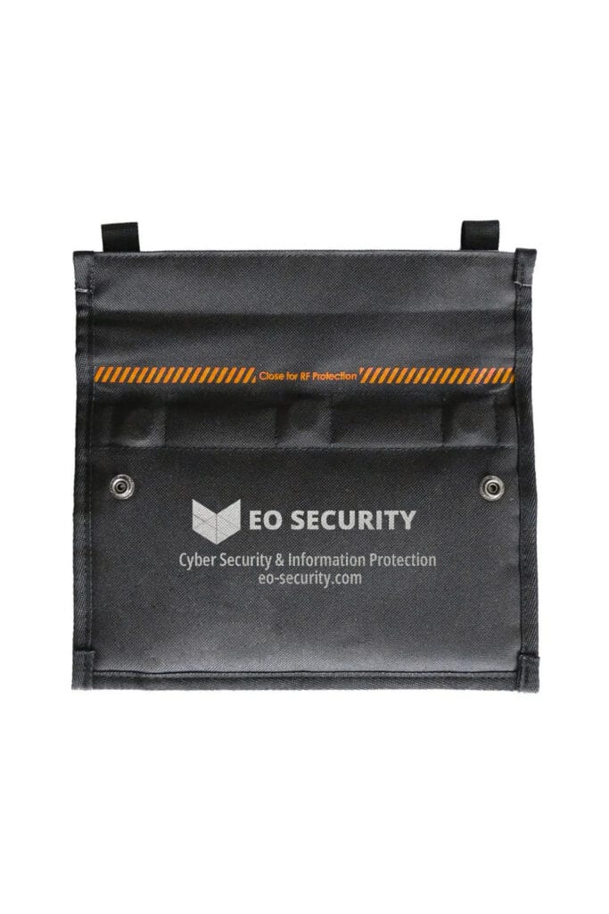 The shielded case protects phones, tablets, and laptops from signal interception. Its sleek, durable design blocks wireless signals for enhanced privacy.