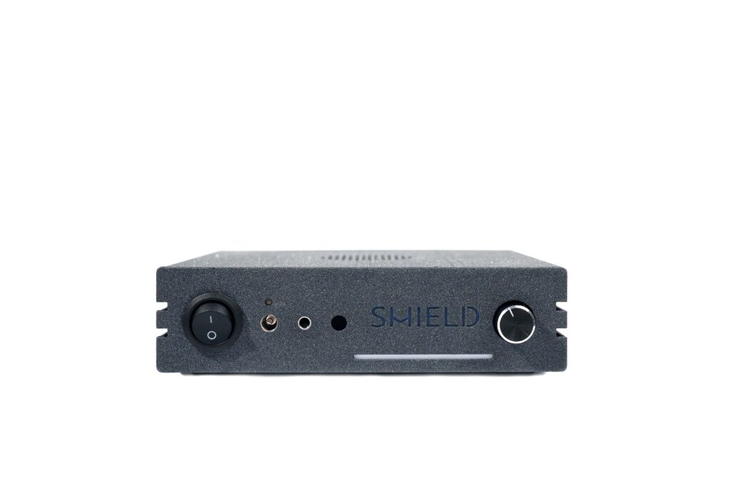 SHIELD Discreet Portable Speech Protector - Blocks microphones and bugs using acoustic and ultrasonic noise.